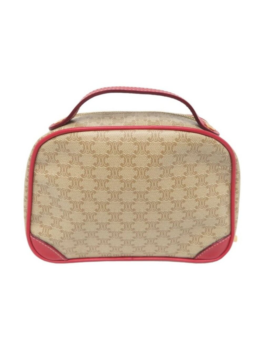 Celine Second Bag Vanity Bag Beige